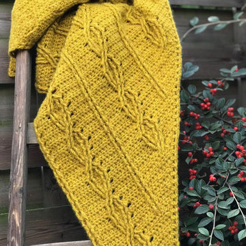Cabled Shawl