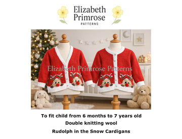 Rudolph in the Snow Cardigans P108