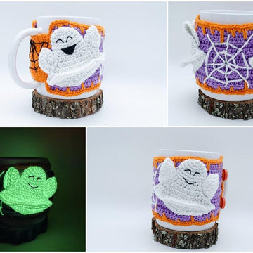 Crochet Halloween Mug Cozy