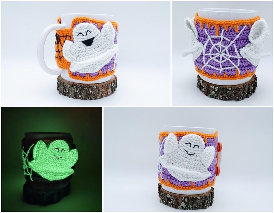 Crochet Halloween Mug Cozy