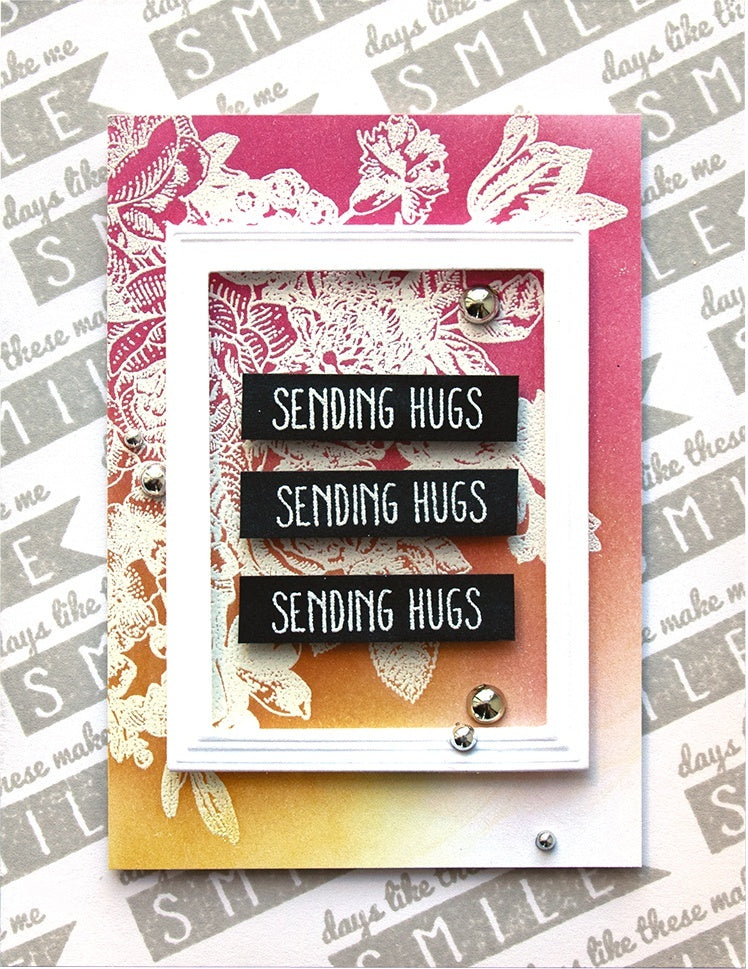 Spellbinders Clear Acrylic Stamps - Floral Love