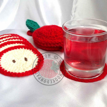 Sliced Apple Coaster Set