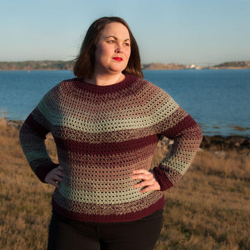 Top Down Winter Sweater