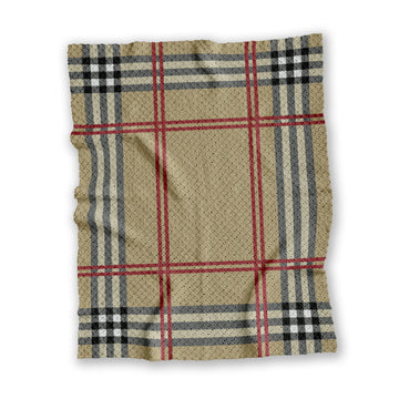 C2C CROCHET PATTERN Burberry Graph Blanket Plaid Home Decor Afghan Fashion Throw