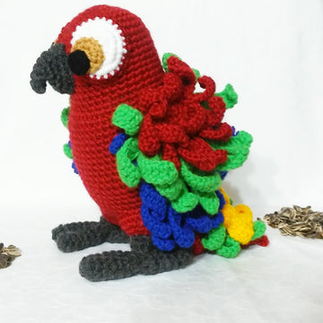 Crochet pattern, Ciro the parrot