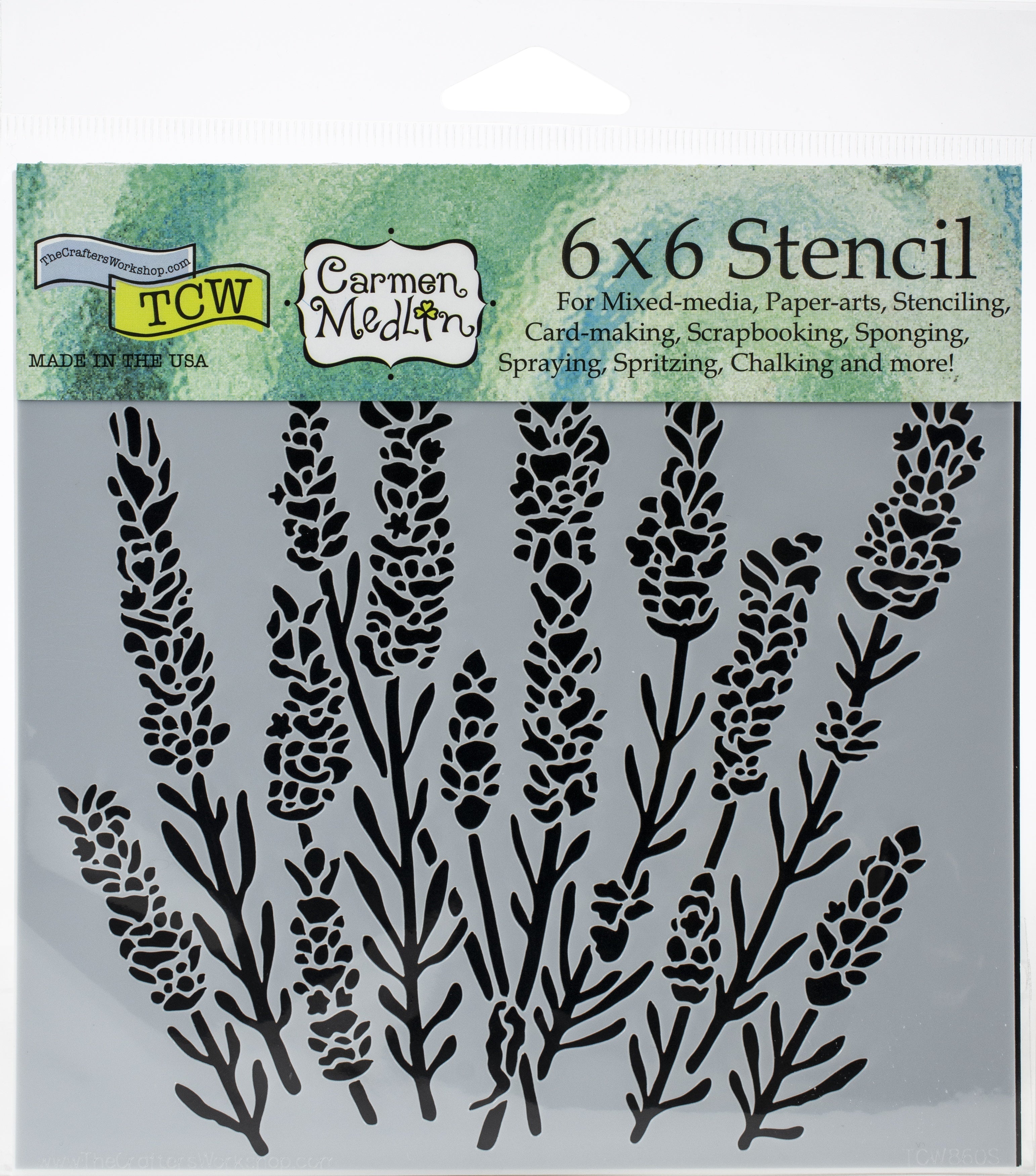 The Crafter's Workshop Crafter's Workshop Template 6"X6" - Lavender