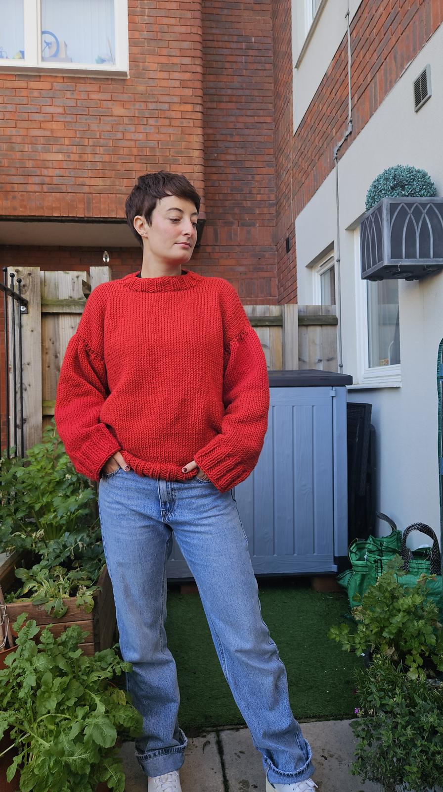 Oversized, simple sweater