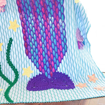 Mica the Mermaid and Jellyfish Blanket