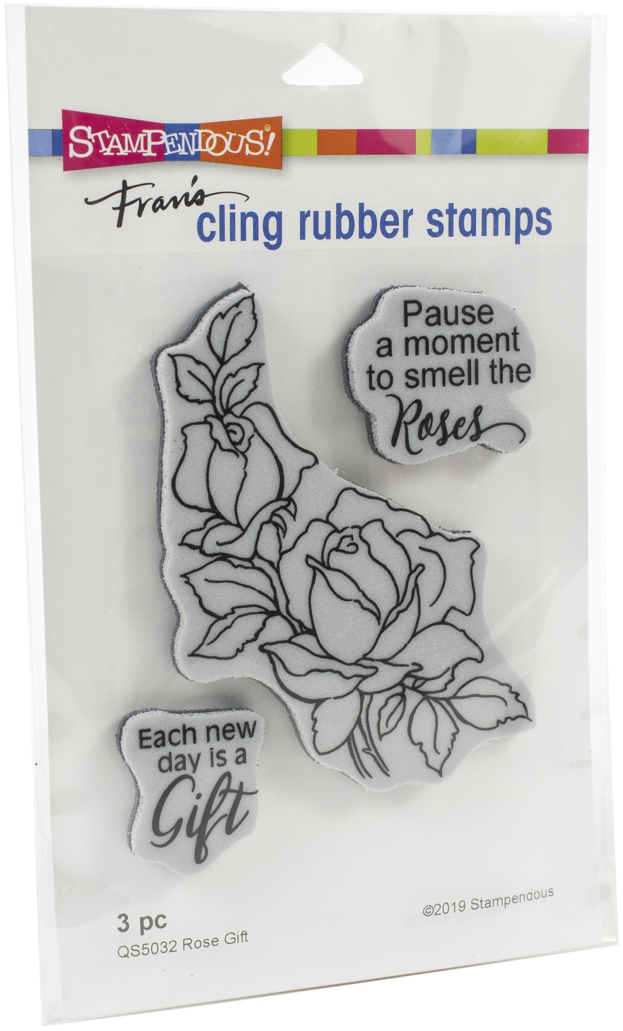 Stampendous Cling Stamp - Rose Gift