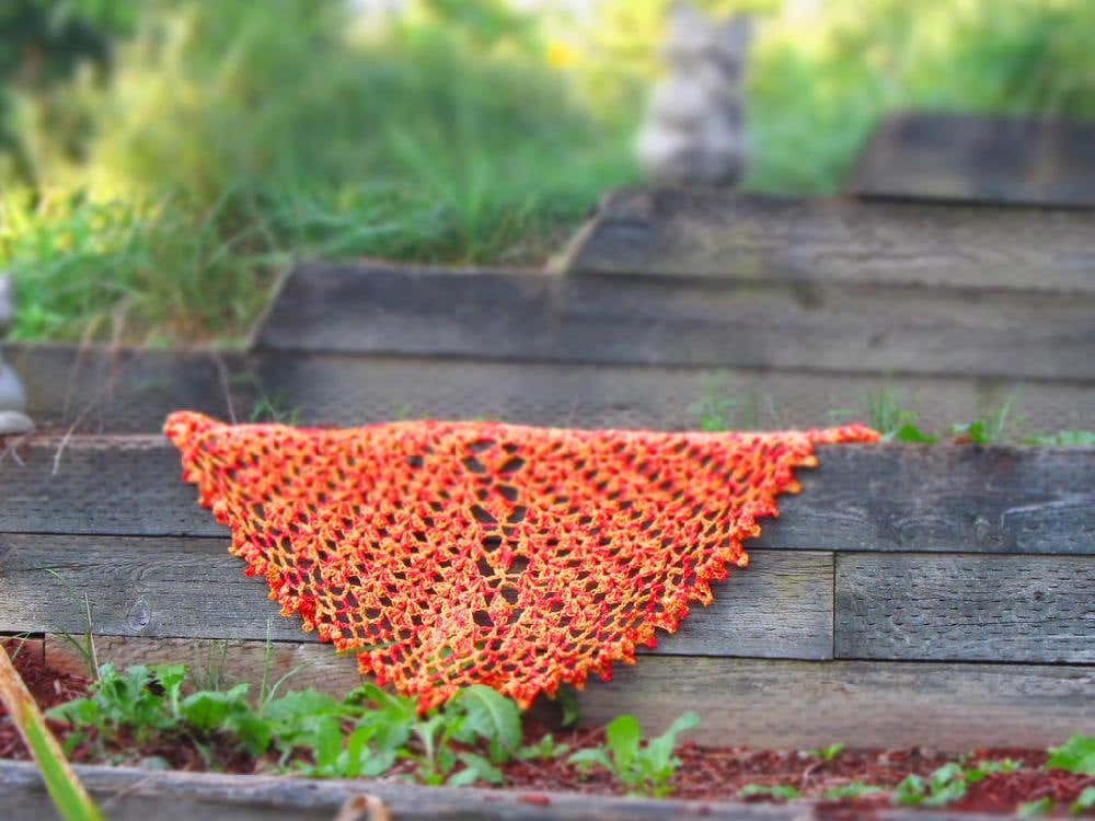 Tumbling Diamonds Shawl