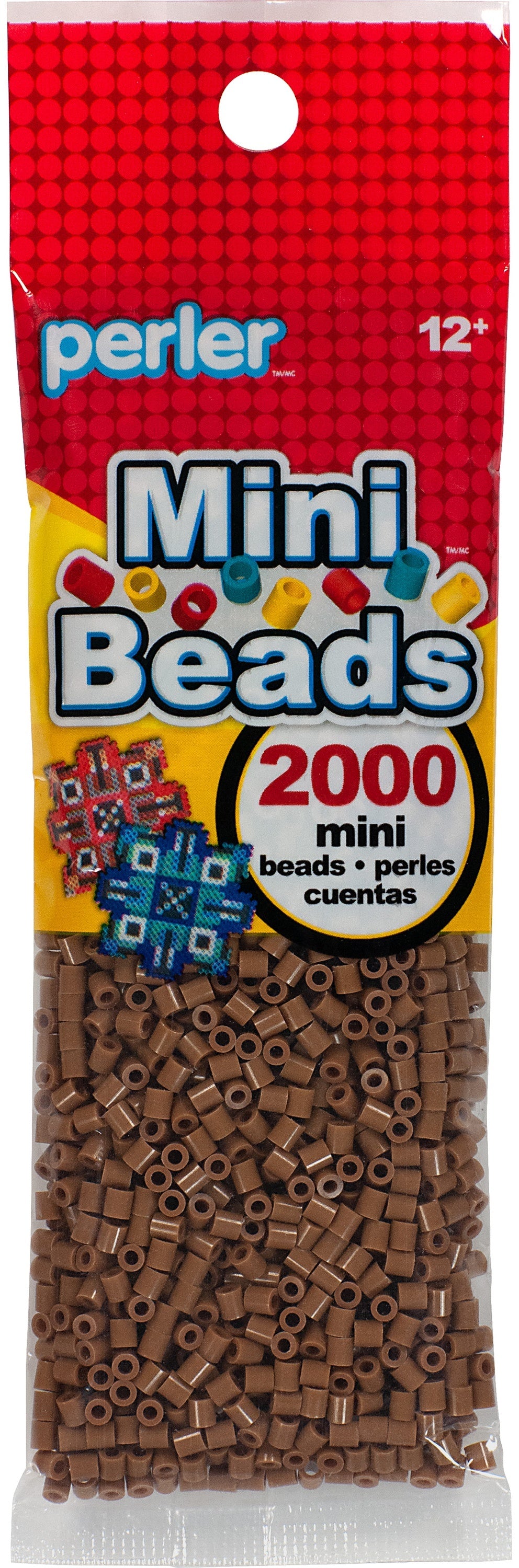 Perler Mini Perler Beads 2000/Pkg - Light Brown