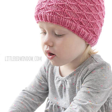 Trellis Stitch Hat
