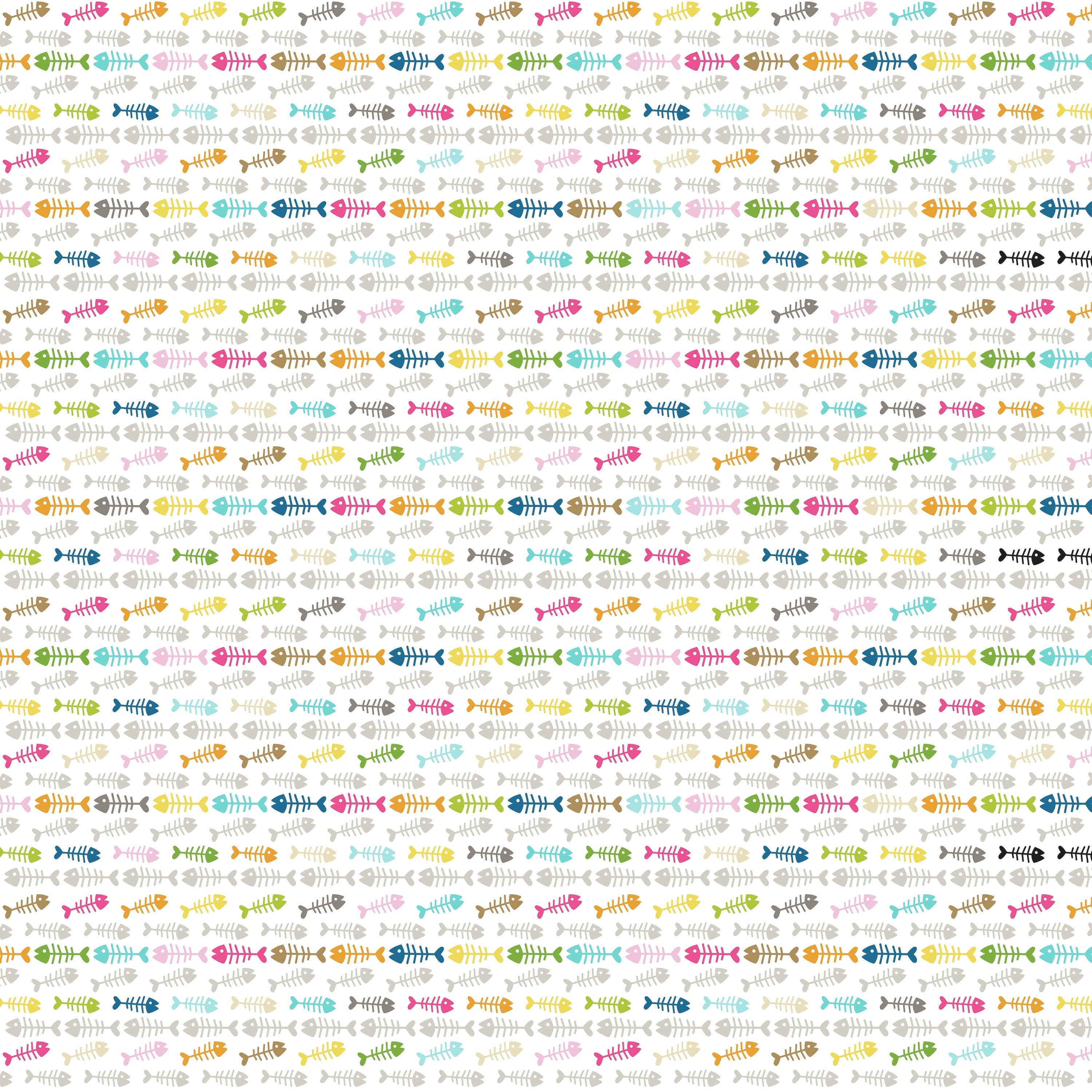 Doodlebug Bella Chloe Double-Sided Cardstock 12"X12" 25/Pkg - Fat & Sassy