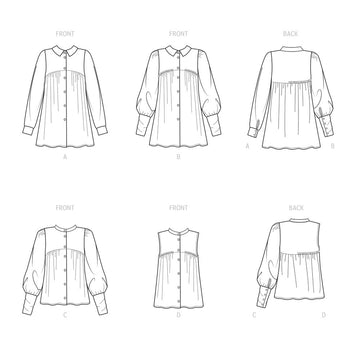 Simplicity Misses' Tops S9467 - Sewing Pattern