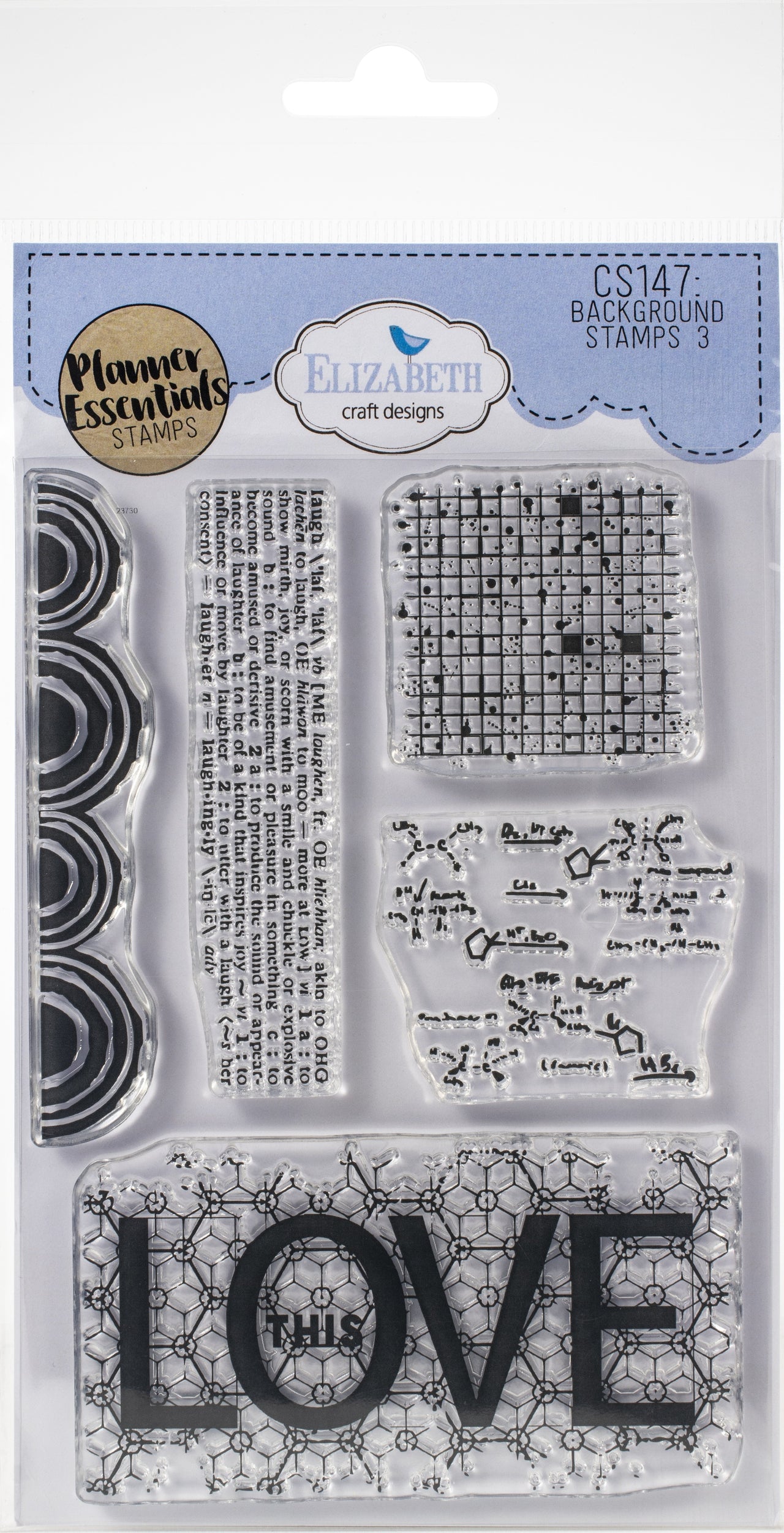 Elizabeth Craft Designs Elizabeth Craft Clear Stamps - Background 3