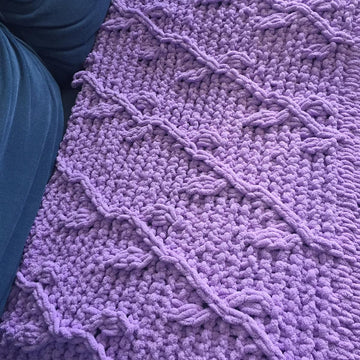 Diagonal Vines Blanket
