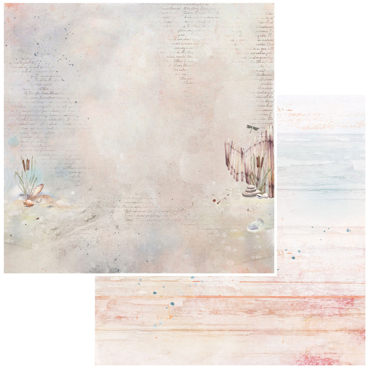 49 and Market Seaside Double-Sided Cardstock 12"X12" 20/Pkg - Beachfront