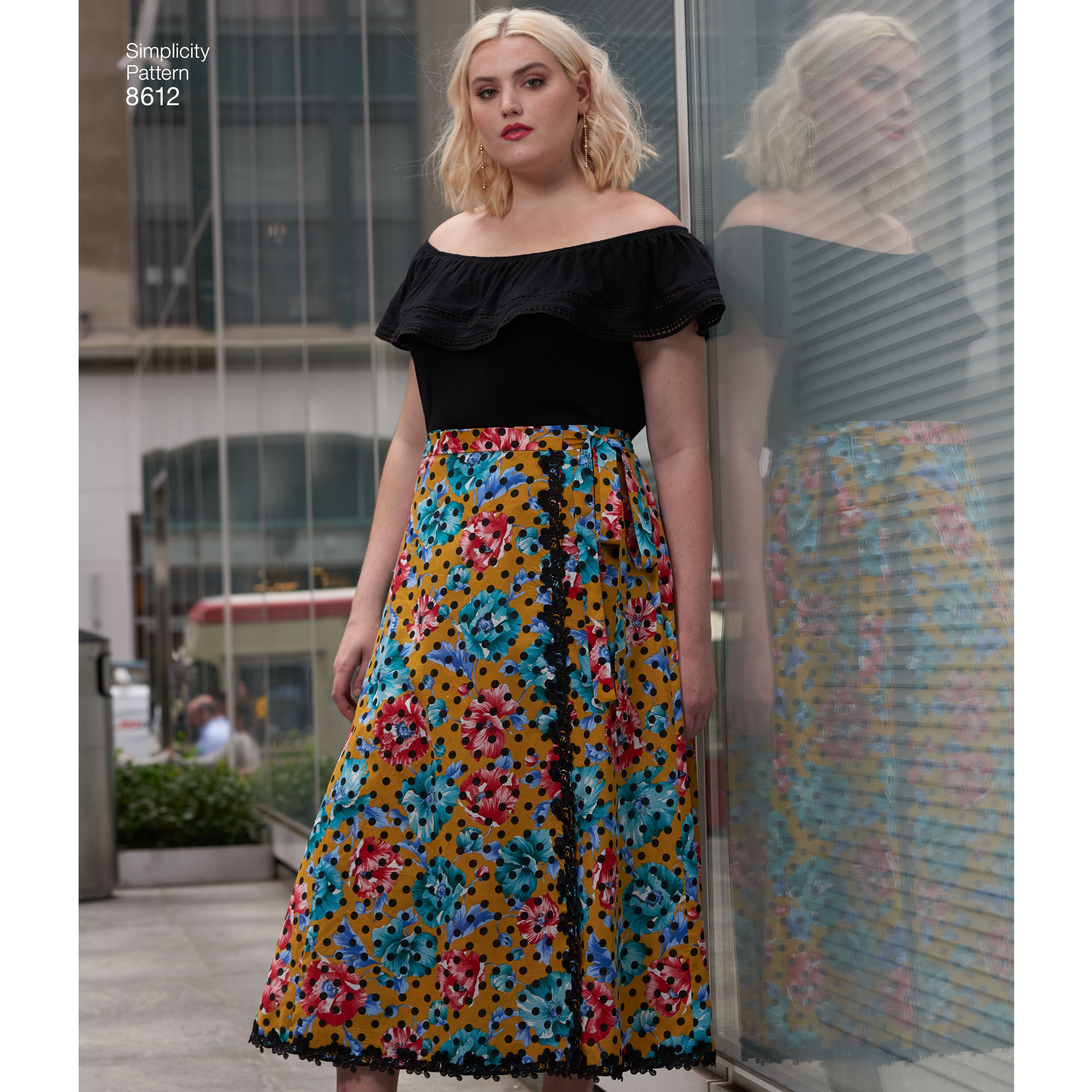 Simplicity 8612 Women's Easy Wrap Skirts by Ashley Nell Tiption - Sewing Pattern
