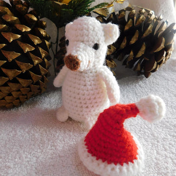 Little Christmas Bear amigurumi