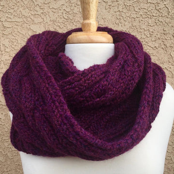 Chunky Cable Infinity Scarf