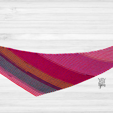 Double Gradient Boomerang Shawl