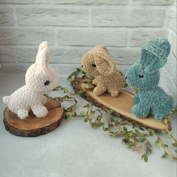 Realistic Bunny Rabbit Crochet Forest Animals