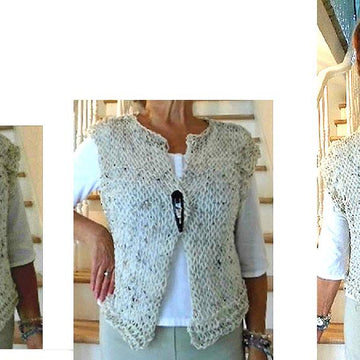 822 Airy Openweave Shrug/Vest
