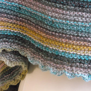 Simple Garter Shawl