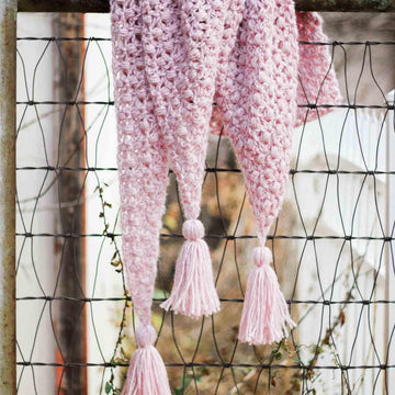 At First Blush Triangle Scarf