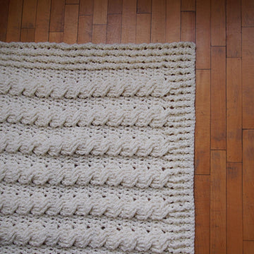 Very winter Cable blanket