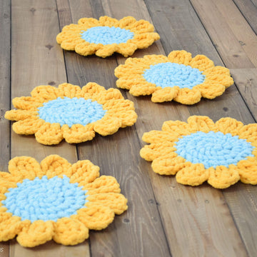 Sunflower Power Coasters