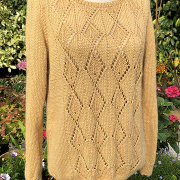 Corrynn, Diamond Patterned Sweater