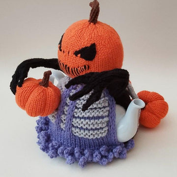 Halloween Pumpkin Reaper Tea Cosy