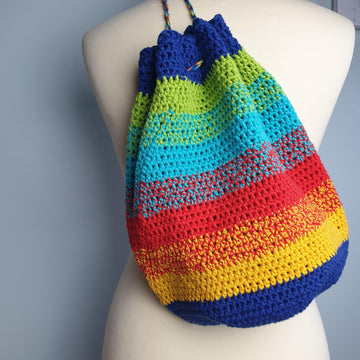 Crochet backpack
