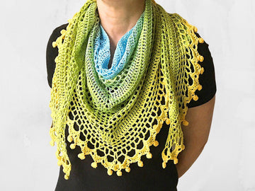 Pom Pom Happiness Shawl