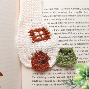 Mushroom House & Frog Bookmark