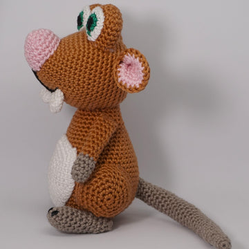 PDF Häkelanleitung Amigurumi Ratte Hugo