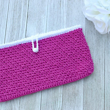 Seed Stitch Clutch Purse