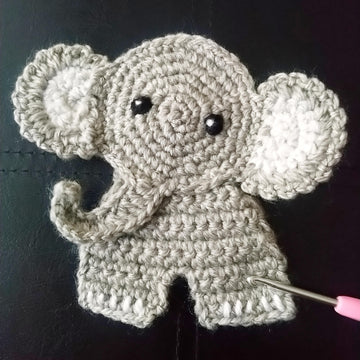 Elephant Applique Blanket