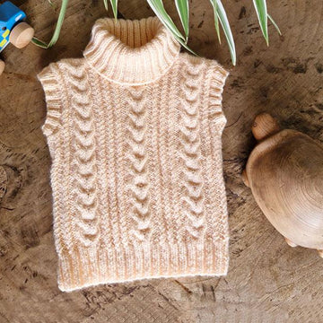 Humpty Sleeveless Polo Neck Top