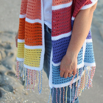 Summer Sunset Blanket Scarf