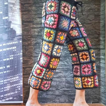 5in1 PANTS * granny square trousers