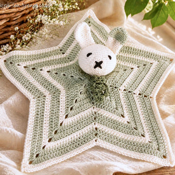 Crochet Pattern Bunny Lovey LORIS | Baby Security Blanket | Rabbit Comforter PDF