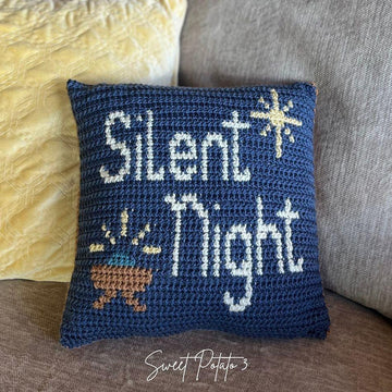 Silent Night Pillow Cover