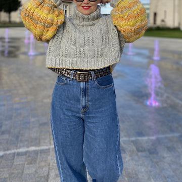 Oversized Crop Pullover