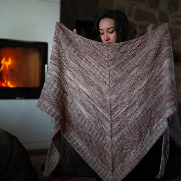Tartanesque shawl