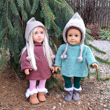 Doll Tunic and Pixie Bonnet