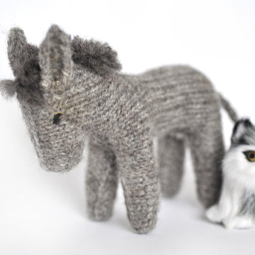 Little gray donkey