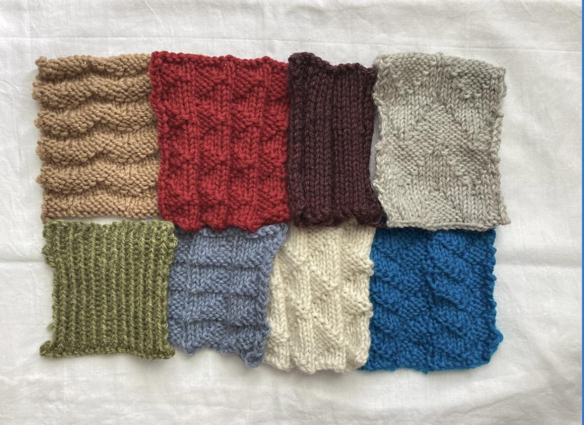 8 intermediate knit stitch patterns