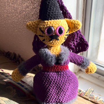Felis Burgundy - Amigurumi Cat Doll